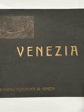 1945 Venezia Decorative Black + Gold Cover